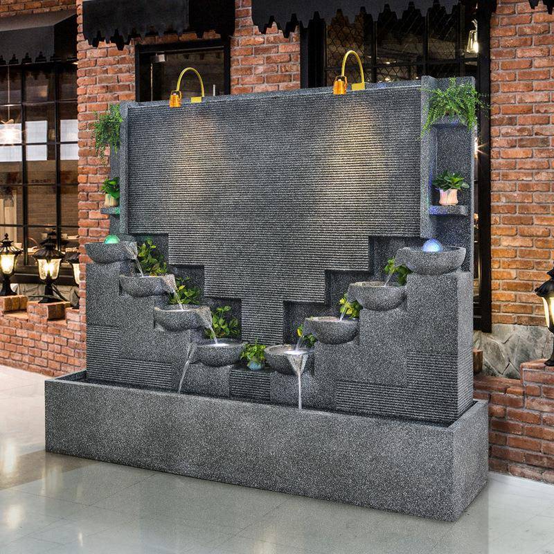 水幕流水墙喷泉背景装饰品景观公司客厅餐厅开业庭院玄关屏风摆件