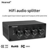 1input4outputscanbesimultaneousaudiosignalsplitter