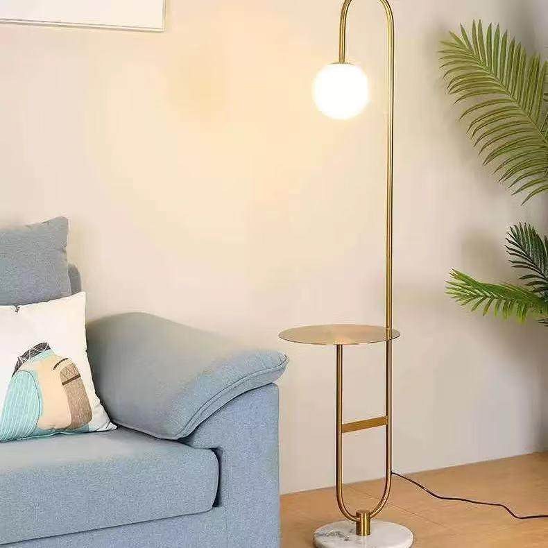 落地灯LED客厅轻奢现代卧室床头柜置物北欧茶几台灯一体智能,3C数码配件,USB灯,淘宝优惠券,粉丝福利购,淘宝优惠卷