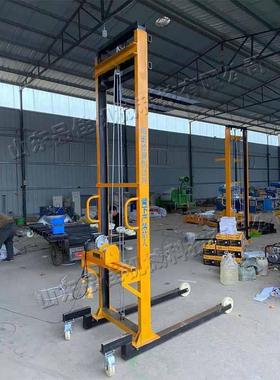 遥控红砖水泥砖上料机移动式垂直上砖机室内装修加气块砖升降机