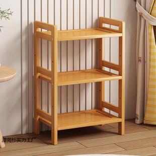 置物架多层收纳木架子落地家用厨房多功能菜架靠墙简易小型王小祥