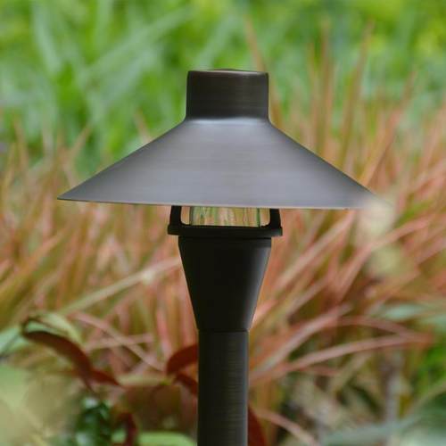 美式纯铜草坪灯黄铜做旧简约草地灯LED户外防水园林别墅庭院灯