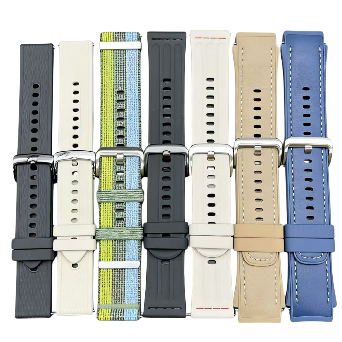 适用于oppowatch S跃动绿茵X2Mini4pro原装46mm千峰蔚蓝22MM表带