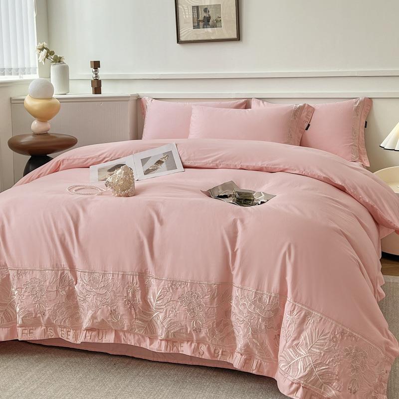 240支A类抗菌婴儿级全棉长绒棉四件套纯棉高档适裸睡床单被套床笠