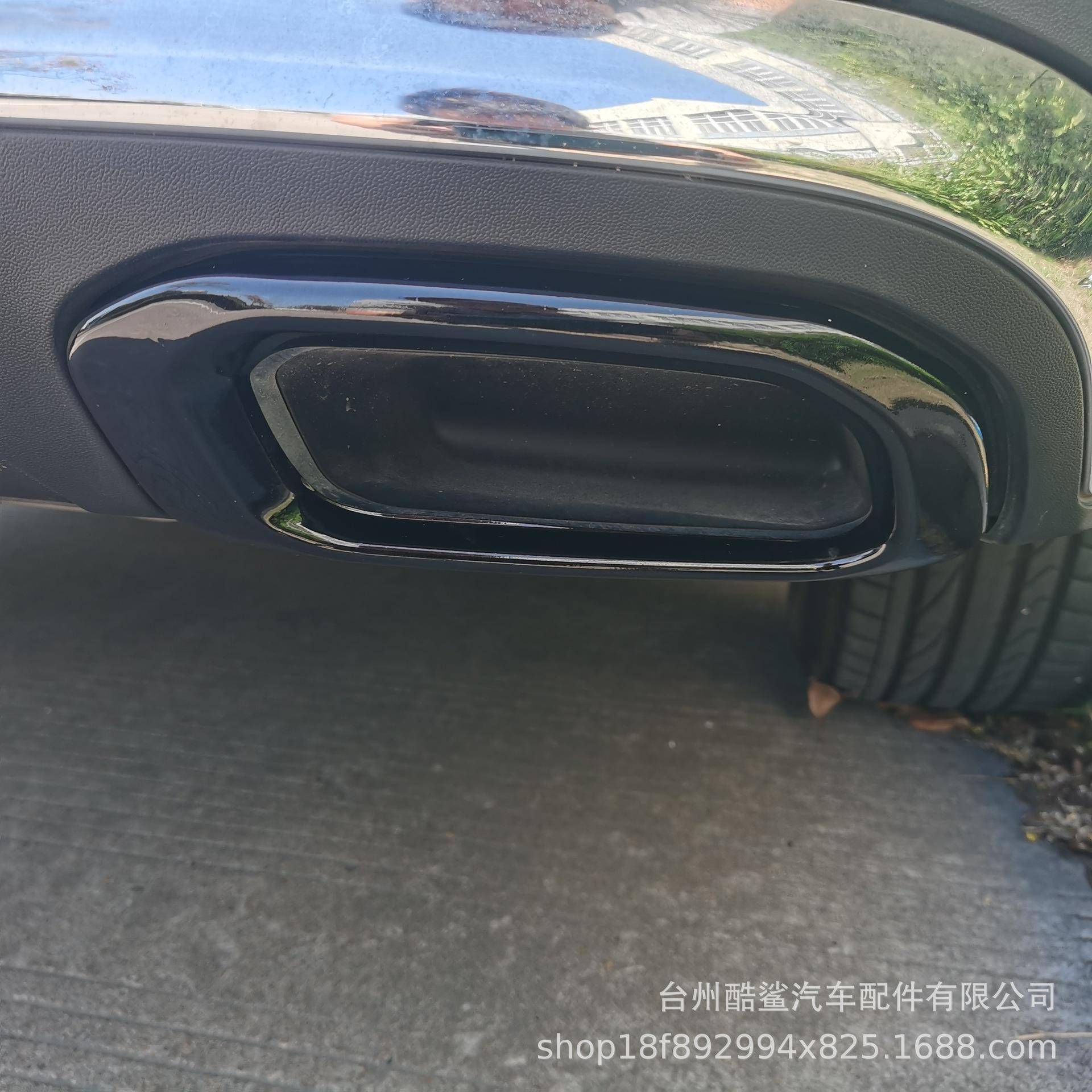 适用车型2020-2023款奔驰GLEGLSGLC-L单孔尾喉黑色排气管