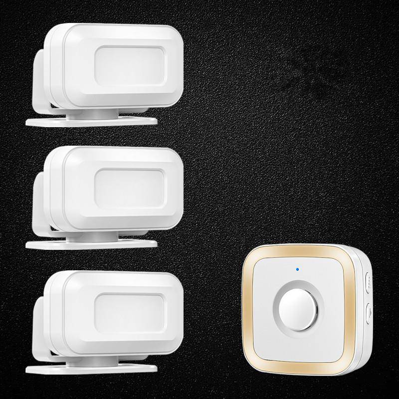 分体式迎宾器欢迎光临感应器店铺进门语音感应器迎宾红外语音门铃