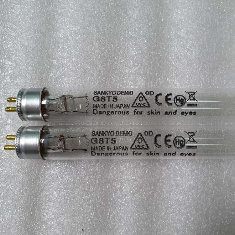 SANKYO DENKI三共杀菌灯G8T5 GL8石英紫外线消毒灭菌灯