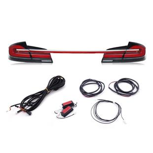 贯穿LED尾灯总成刹车转向灯G30G38风格 适用宝马BMW5系F10F18