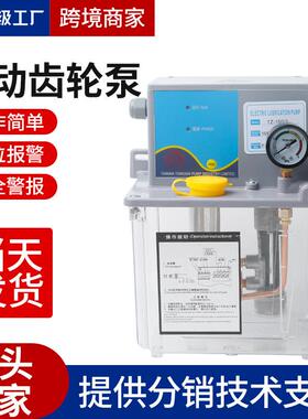 雕刻机全自动电动齿轮泵TZ-150220V卸压润滑泵电动加油电动油泵