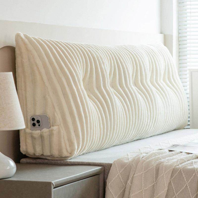 可拆洗毛绒床头软包靠背垫卧室沙发榻榻米床头靠枕三角床上大靠垫,基础建材,脚轮/万向轮,淘宝优惠券,粉丝福利购,淘宝优惠卷