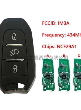 适用于标志5008, 508  3键智能钥匙AES NCF29A1, IM3A 434MHz