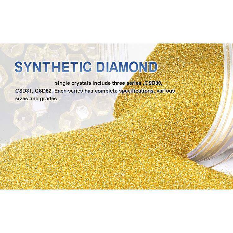 黄色人造金刚石磨料锯切研磨用砂轮锯片原材料耐磨金刚石30/35