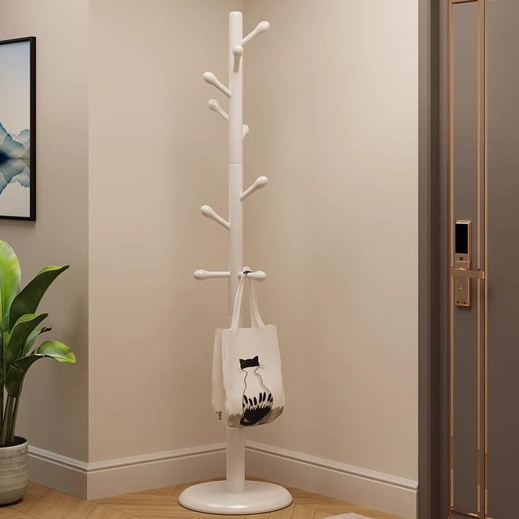 转角衣架实木落地衣帽架客厅卧室家用立式衣服架简易挂包架子