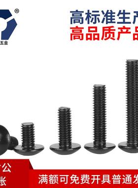 TM2.5x4→2.5x12黑色盐雾大扁头螺丝钉304不锈钢防锈耐腐蚀达克罗