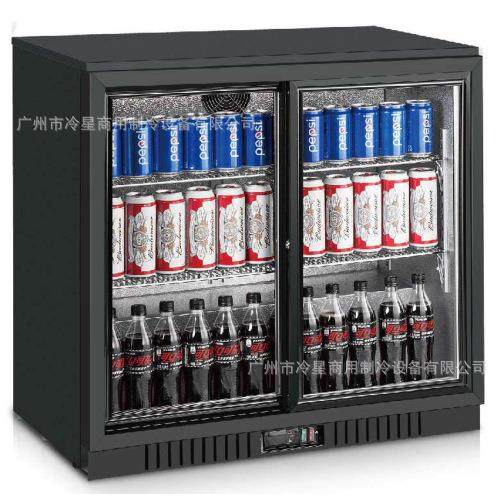 移门风冷黑色吧台饮料保鲜展示冰柜台下嵌入式玻璃推拉门冷藏冰箱,3C数码配件,USB灯,淘宝优惠券,粉丝福利购,淘宝优惠卷
