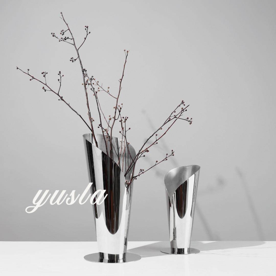 简约现代客厅茶几餐桌吧台柜别墅插干花瓶花器样板件软装饰品摆件