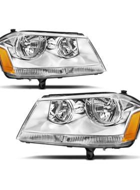 适用于2008-2014年道奇Avenger左右车头灯总成琥珀色