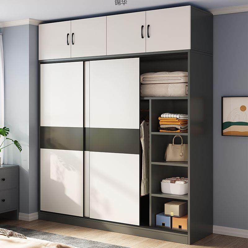 衣柜家用卧室出租房用经济型简易组装实木衣柜儿童衣橱收纳储物柜