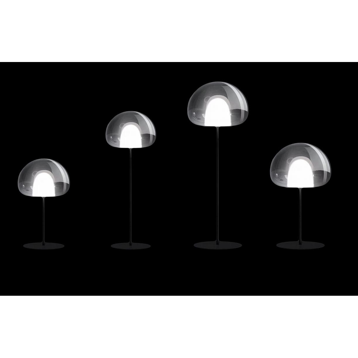 新款北欧设计师沙发落地灯玻璃装饰蘑菇台灯简约客厅儿童房吊灯