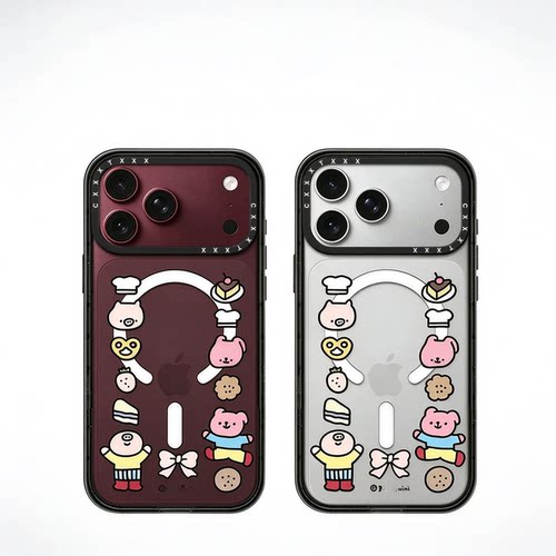拟泥nini系列勃艮第酒红18Promax手机壳适用于iPhone17Promax手机壳苹果16Pro软萌治愈15/14全包防摔保护壳13