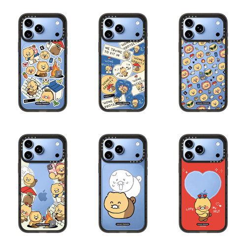 Kakao的日常生活18Promax冰川蓝手机壳适用于iPhone17Promax手机壳韩系IP16Pro软萌治愈15ins风14防摔保护壳