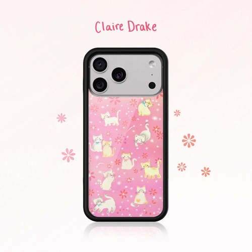 Wild联名Claire Drake猫咪苹果17promax手机壳适用于iPhone16Pro欧美15/14/13/12/air/plus个性防摔wf保护壳