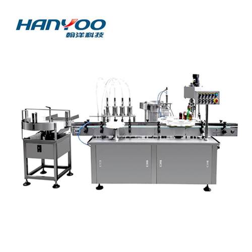 全自动液体灌装自动旋盖上盖机香水爽肤水瓶装轧盖机拧盖机械设备