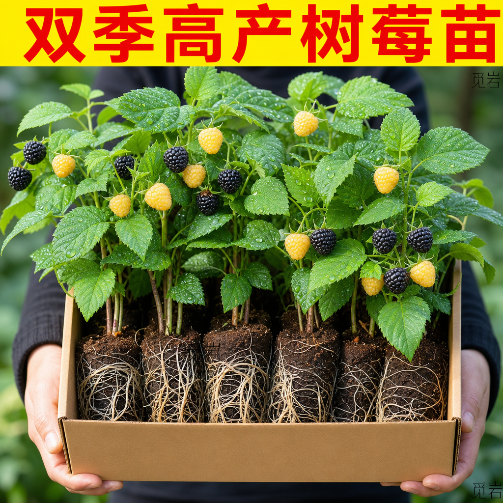 无刺树莓苗双季耐热当年果