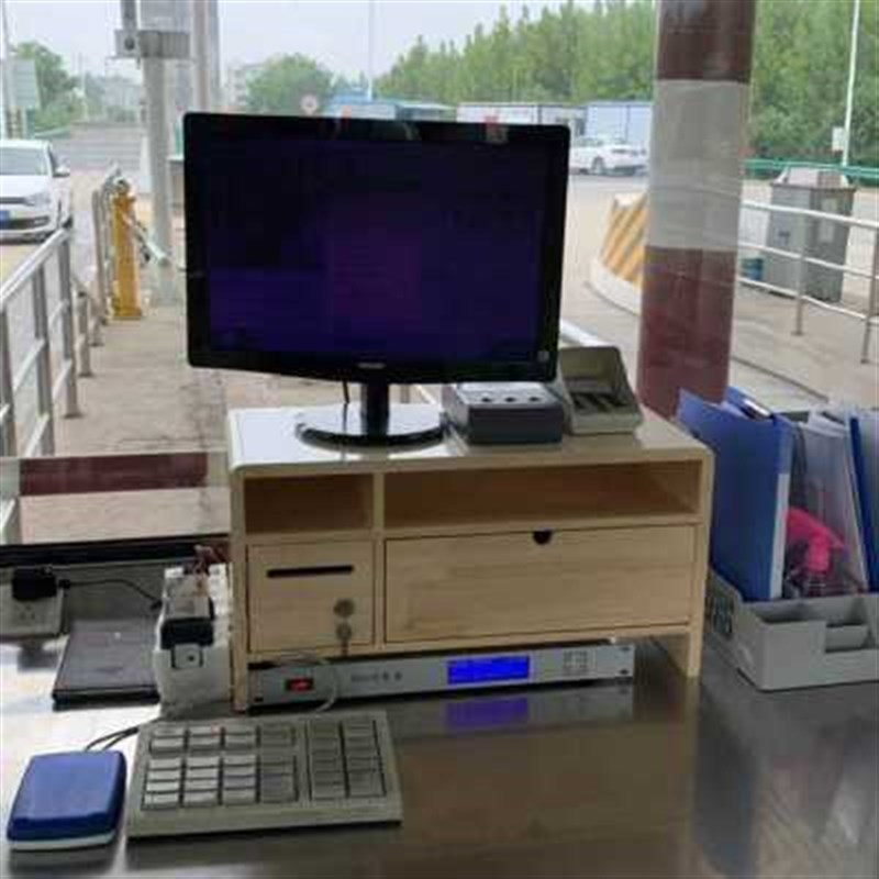 票据柜收银台收纳架超市商场收费储物柜定制实木带锁抽屉工作台