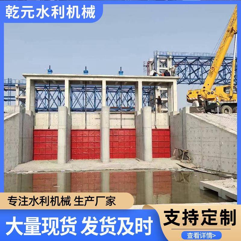 机闸一体铸铁拱形闸门渠道门库水利工程闸门启闭机手动电动闸门