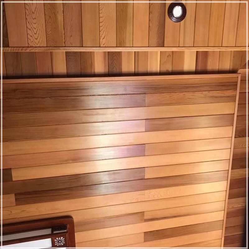 进口加拿大红雪松桑拿板无结扣板天然防腐木墙板木瓦片板材木料