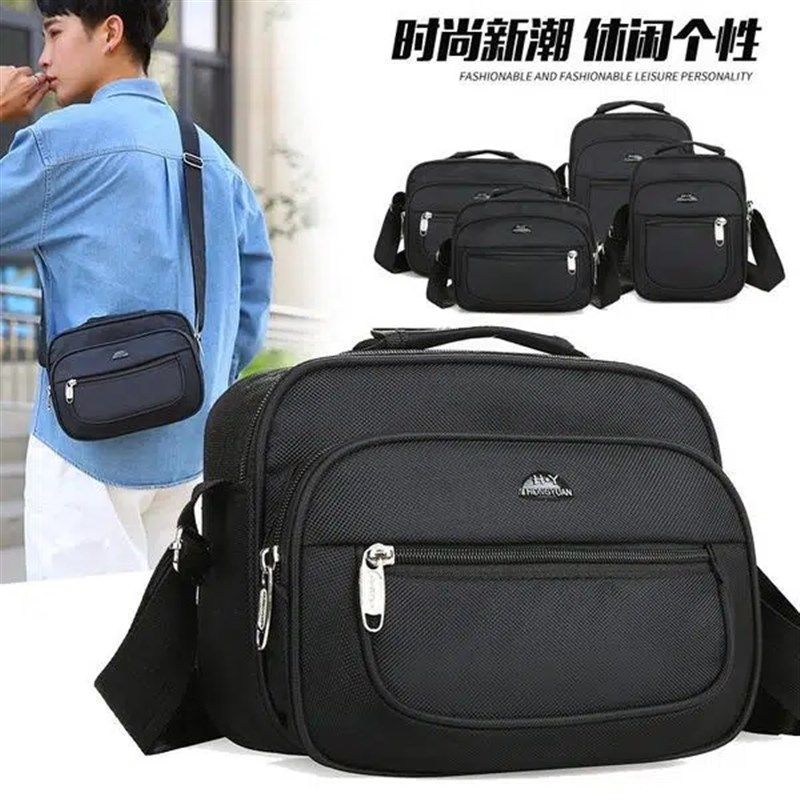 牛津布男生单肩斜挎包韩版潮耐磨休闲运动手提包大容量黑色收钱包,箱包皮具/热销女包/男包,男士包袋,淘宝优惠券,粉丝福利购,淘宝优惠卷