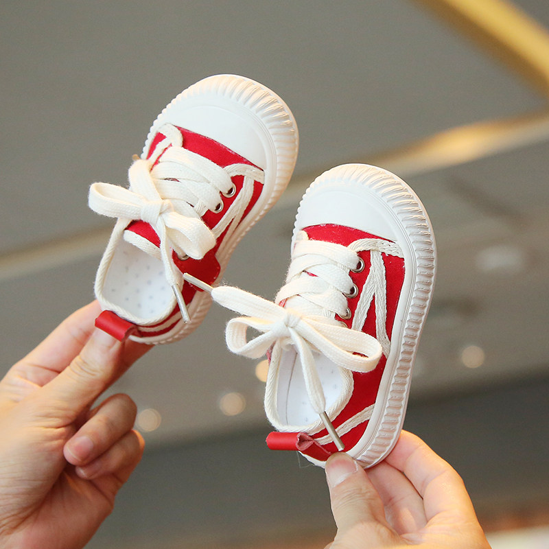 2023春秋新款宝宝帆布鞋男女童休闲软底单鞋1一3岁婴幼儿学步鞋子,童鞋/婴儿鞋/亲子鞋,学步鞋,淘宝优惠券,粉丝福利购,淘宝优惠卷