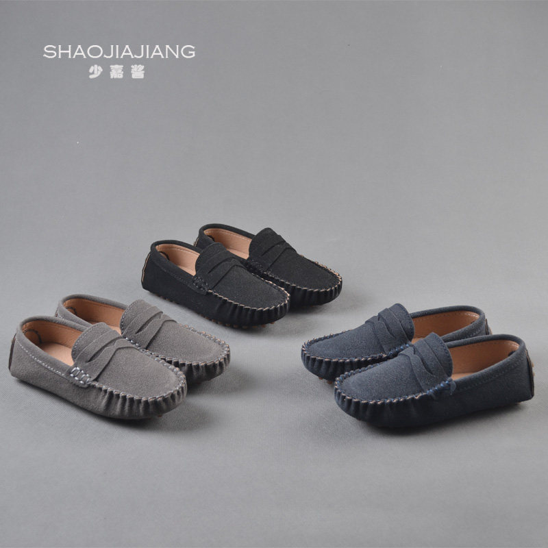 真皮儿童豆豆鞋2023春季潮男童女童宝宝鞋中小童软底软面黑色皮鞋,童鞋/婴儿鞋/亲子鞋,皮鞋,淘宝优惠券,粉丝福利购,淘宝优惠卷