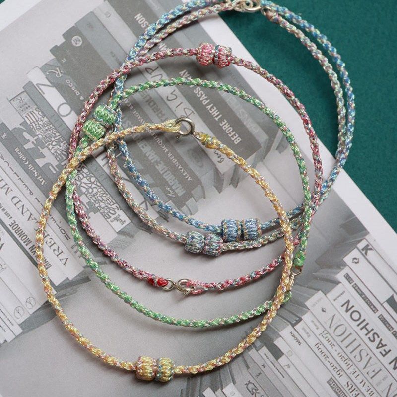 幻彩闪闪手绳手工编织可串珠彩色手绳银扣绳可串3D硬定制绳子饰品,饰品/流行首饰/时尚饰品新,手链,淘宝优惠券,粉丝福利购,淘宝优惠卷