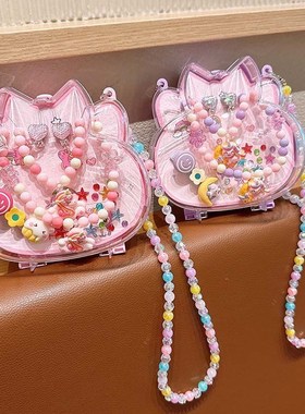 创意照相机背包儿童首饰套装公主项链发夹耳环组合配饰幼儿园礼物