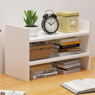 简约学生宿舍置物架桌面分层架办公桌电脑增高架儿童桌上收纳书架