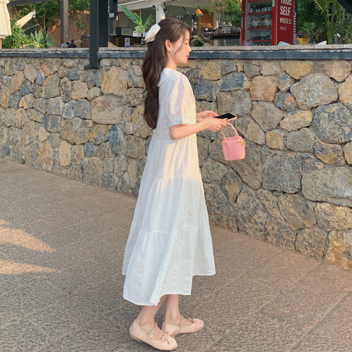 孕妇夏装连衣裙中长款宽松时尚薄款温柔风法式高级感夏天夏季裙子