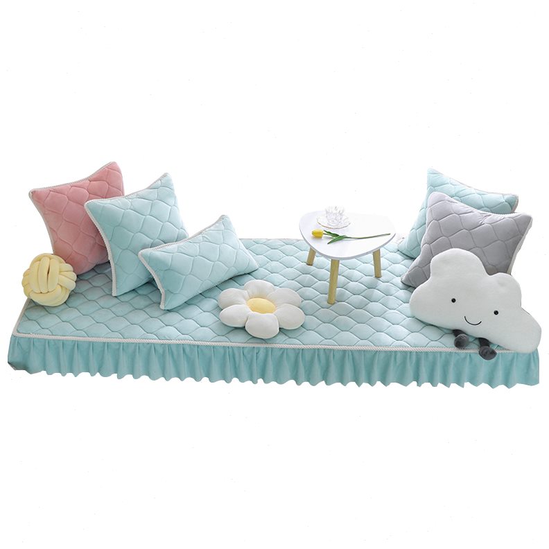 飘窗垫窗台垫坐垫毯海绵毛绒四季通用卧室榻榻米阳台垫子定做加厚