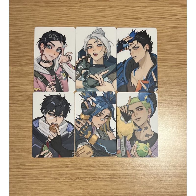 无畏契约周边自制暮蝶捷风小卡