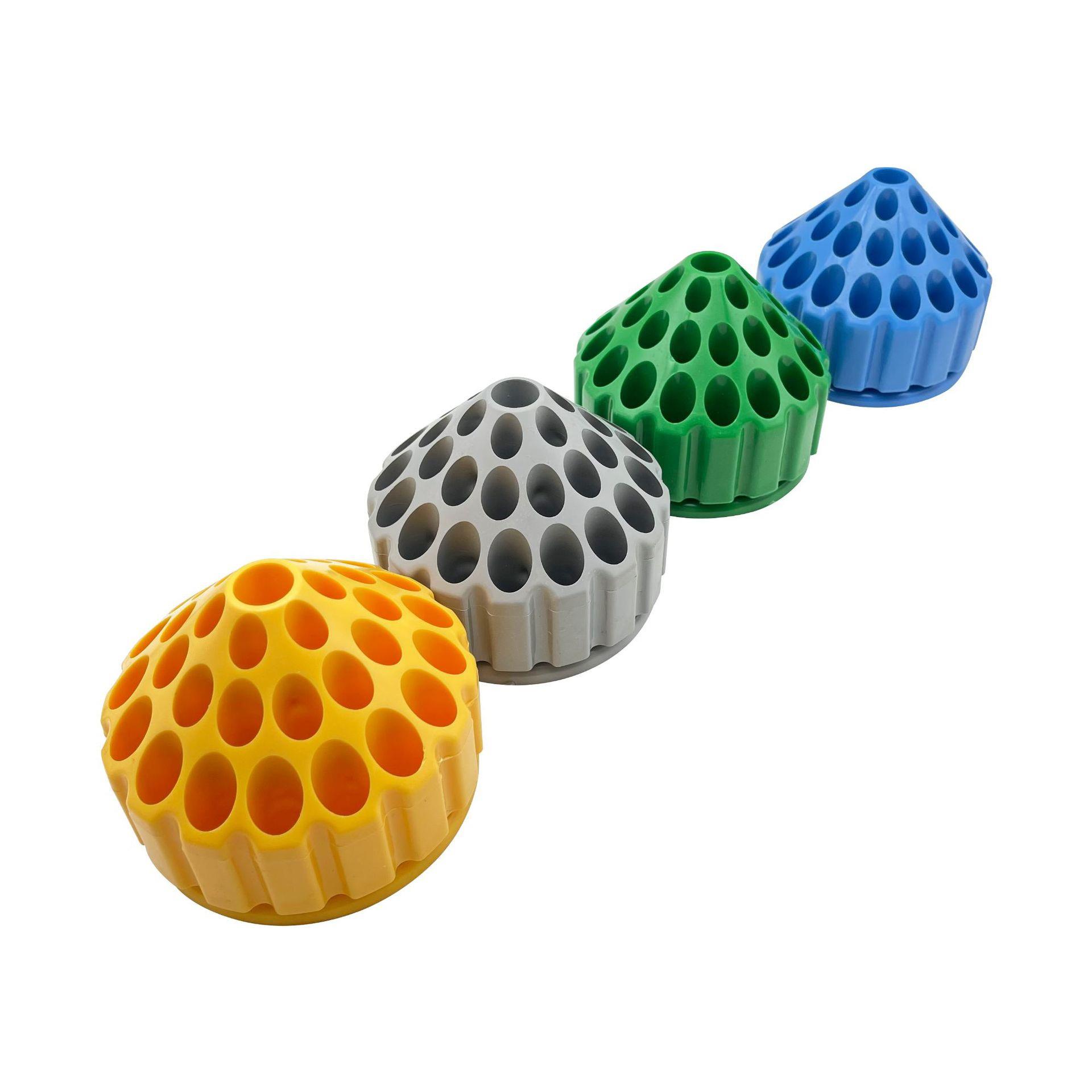 磨头旋转工具蜂窝收纳盒多孔收纳盒磨针钻头零件存放整理盒子