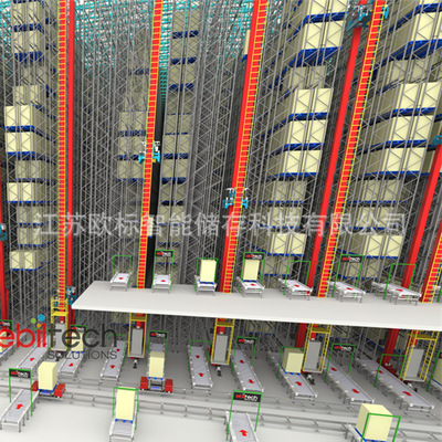ASRS 堆垛机库架一体立体仓库 高层无人化钢结构厂房仓储工程