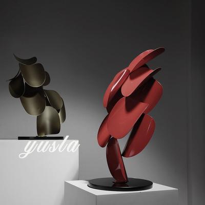 简约高级感样板间售楼部玄关柜特大号别墅客厅落地大型摆件装饰品