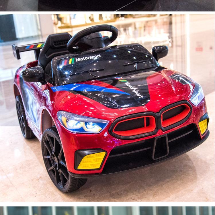 儿童电动汽车四轮带遥控宝宝男女小孩玩具电车可坐人双驱充电童车