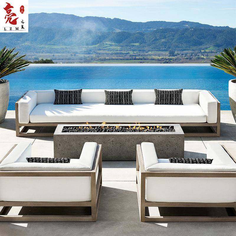 户外铝合金木纹沙发酒店别墅庭院露台室外花园休闲沙发椅卡座防水,家装灯饰光源,其它灯具灯饰,淘宝优惠券,粉丝福利购,淘宝优惠卷