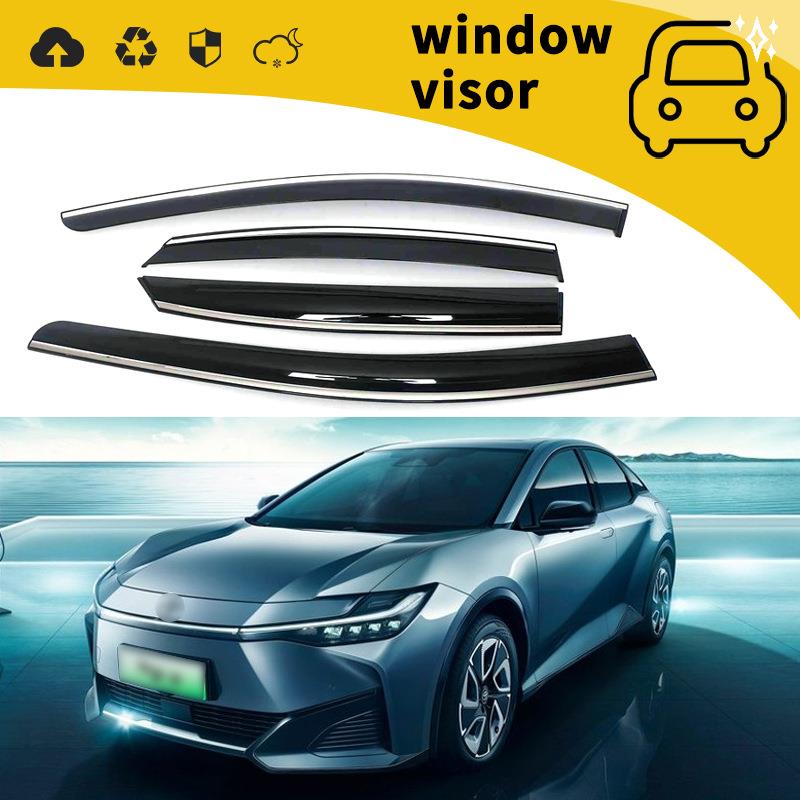 适用于22-23款丰田BZ3BZ4X车门晴雨挡车窗雨眉挡雨板改装饰