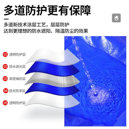布篷布防水防晒耐帆布货车户外隔热遮阳遮塑料油水布雨防布用ZIA