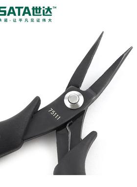 【折扣价】75111/75121/75131防静电手柄尖嘴钳/老虎钳弯嘴钳平口