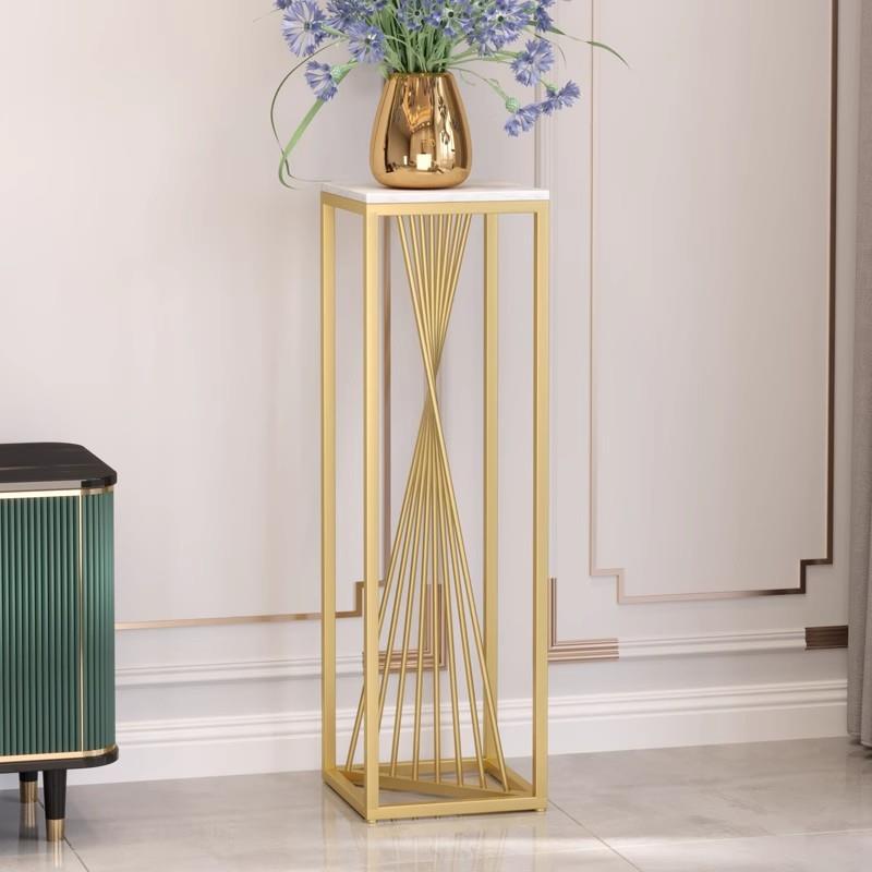 【折扣价】轻奢款简约铁艺花架客厅书房落地式摆件置物架阳台走廊