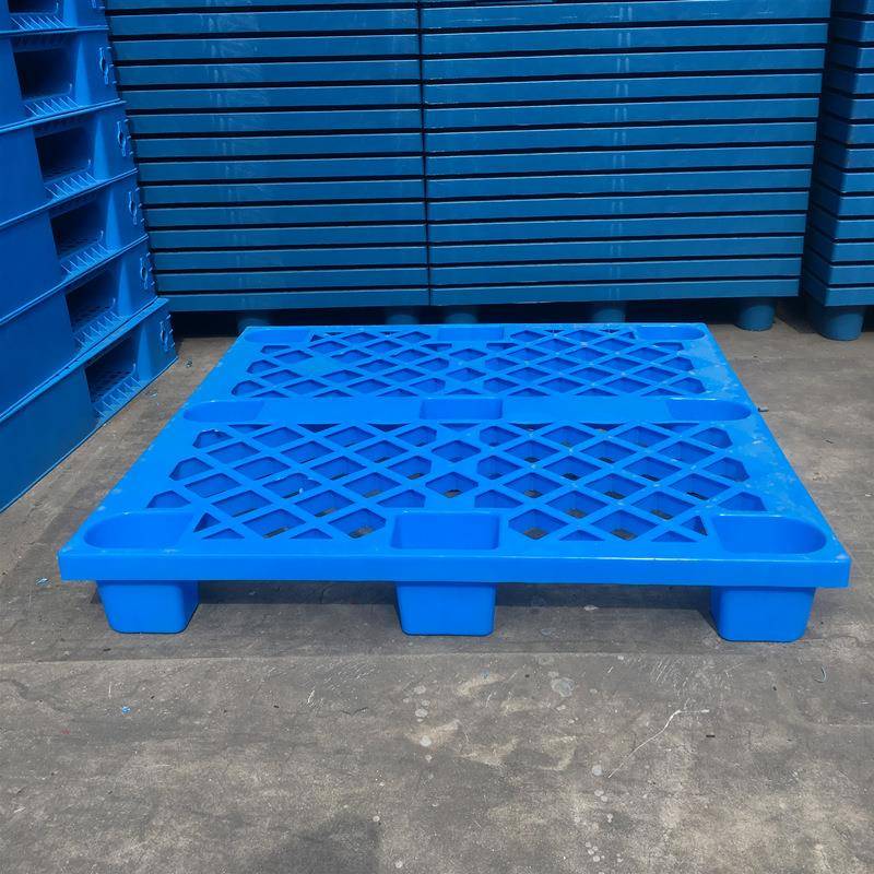 厂家1米*1米网格九脚塑料托盘1010叉车仓库货物周转塑胶卡板托盘